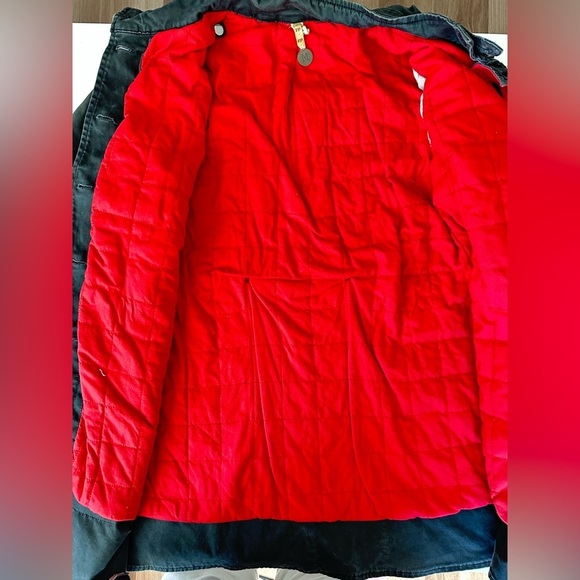 Vintage Free People Field Coat Double Button Military Style Size M - Picture 10 of 12